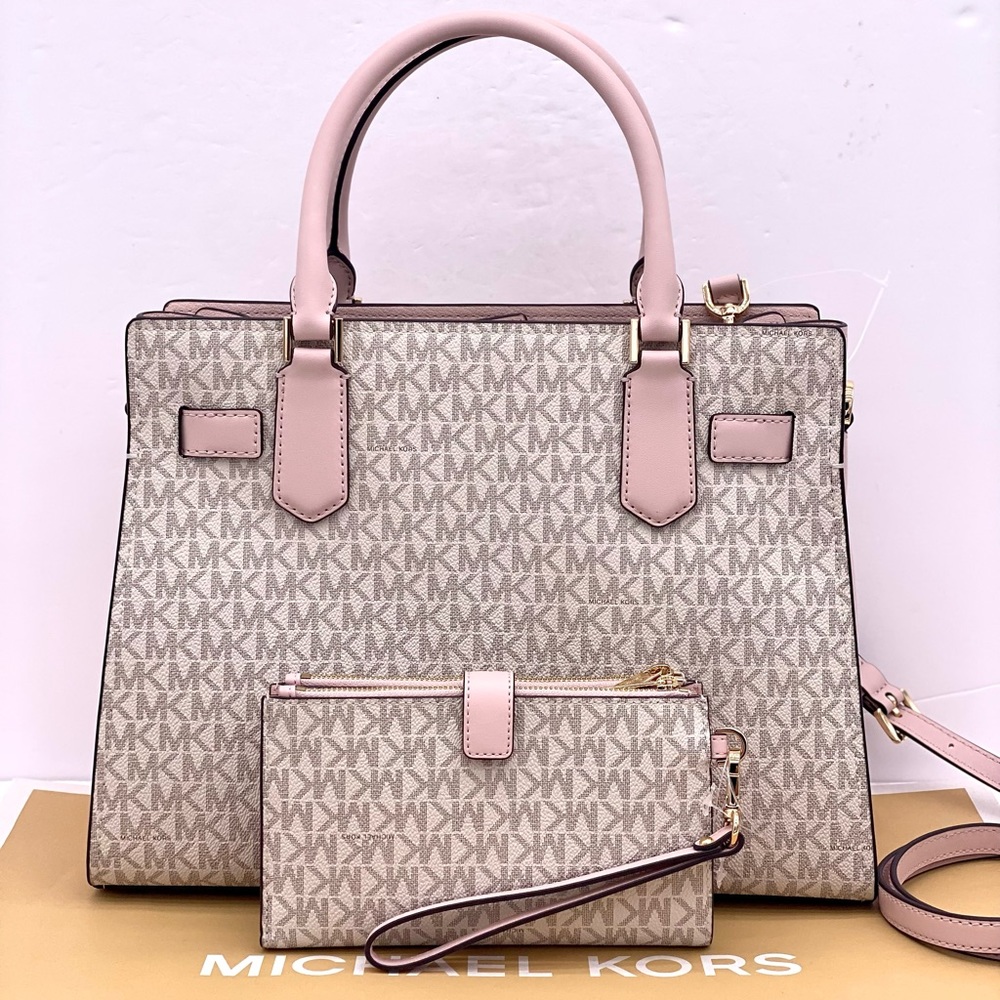 Michael Kors Hamilton Medium Satchel And Wallet set - Picture 2 of 15
